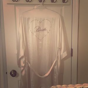 Victoria’s Secret “Bride” robe. Only worn once!